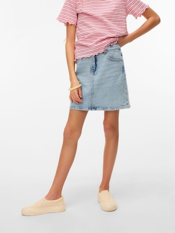 Vero Moda Girl Rok 'VMTessa' in Blauw: voorkant