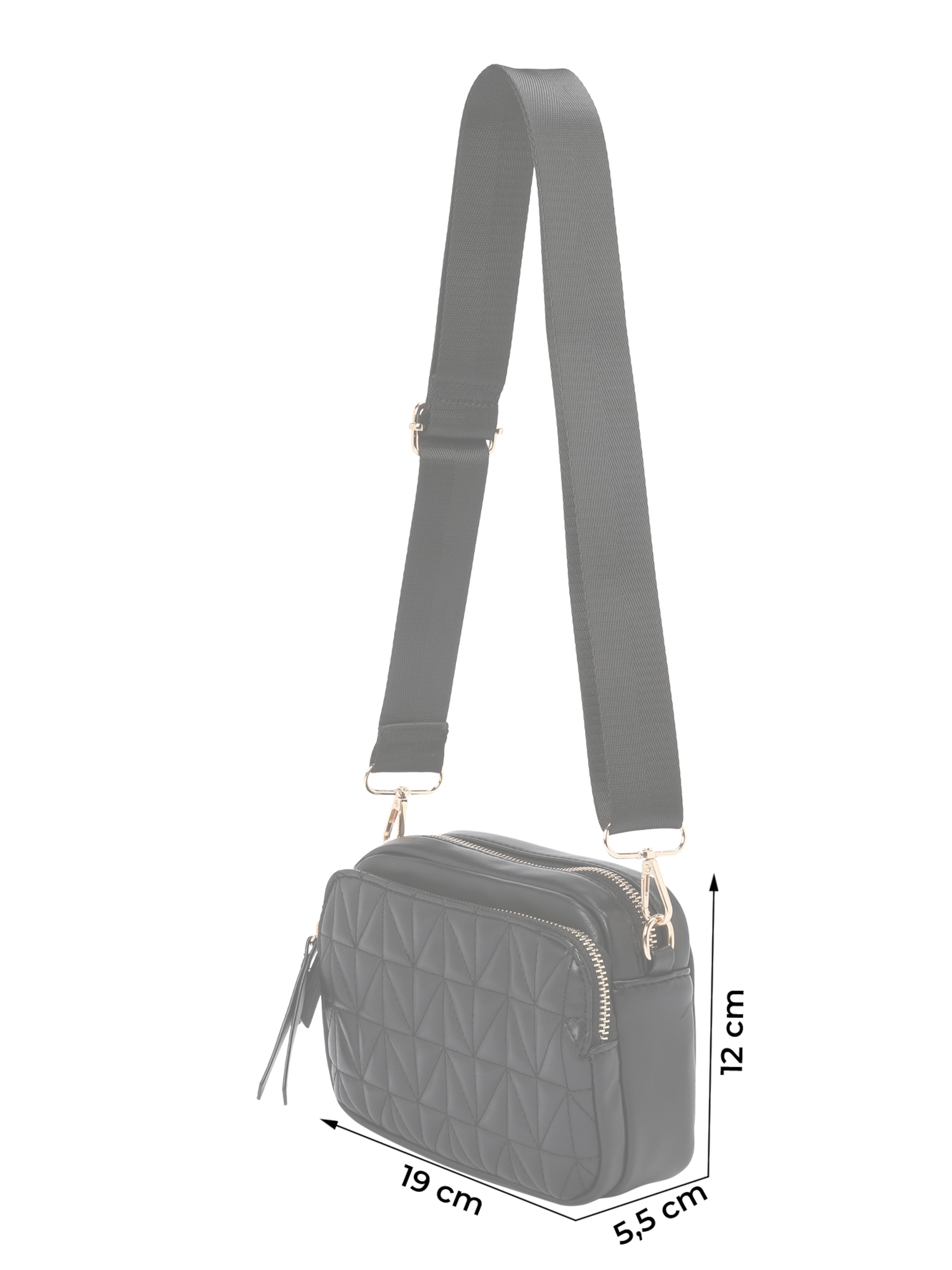 ONLY Torba za čez ramo 'ONLPOPPY' | črna barva