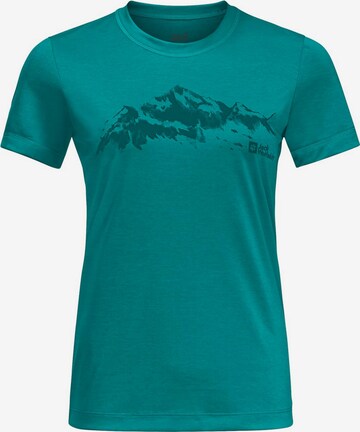 JACK WOLFSKIN Performance Shirt in Blue: front