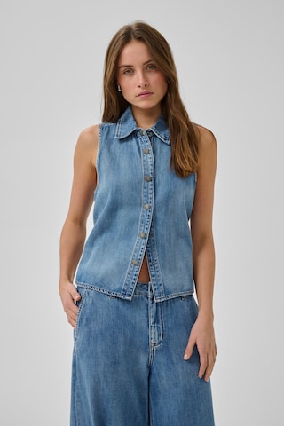 My Essential Wardrobe Vest 'MWSunna 171' in Blue: front