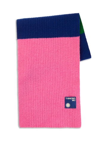 Fular 'SCARF UNISEX' de la Thinking MU pe roz: față