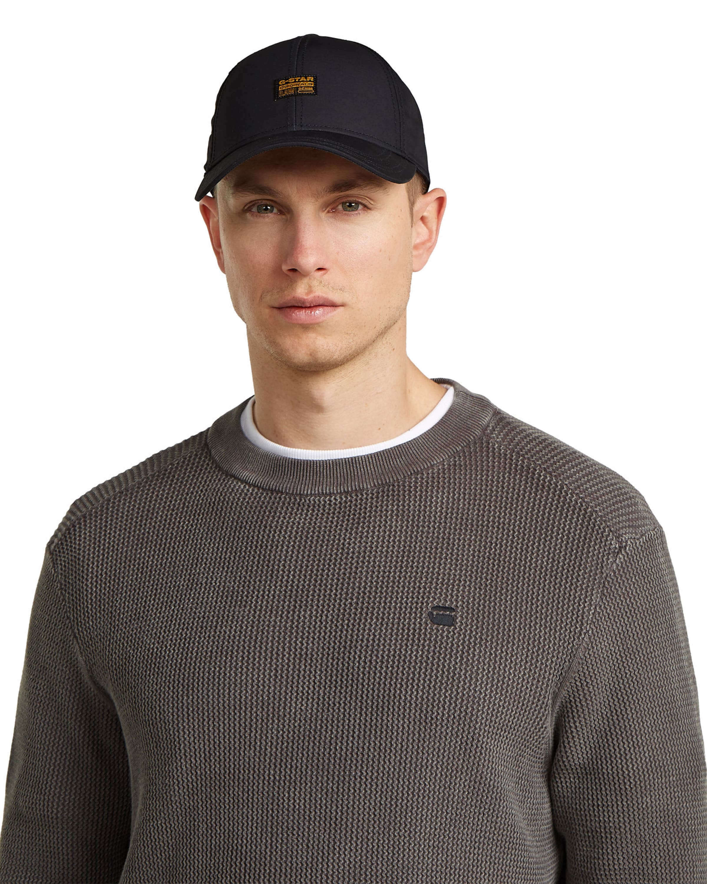 G-STAR Cap 'Originals Baseball Cap' in Black: front