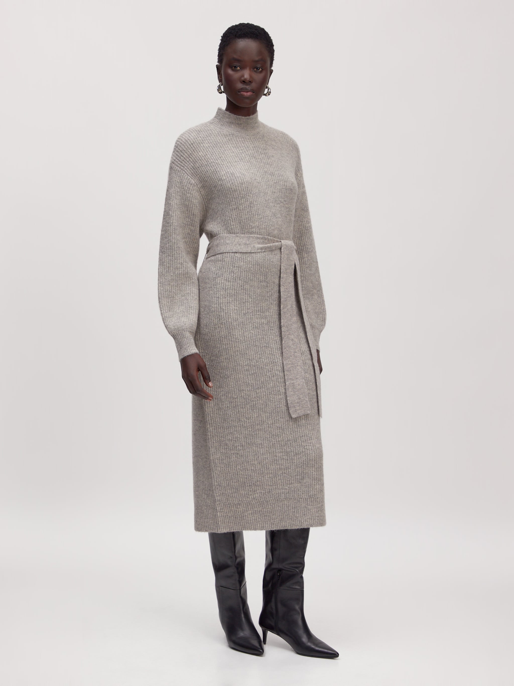 EDITED Produkte Kleid 'Silvie' graumeliert