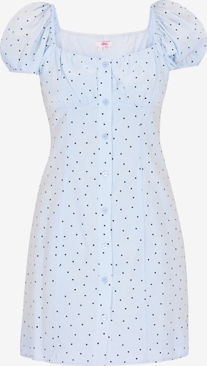 MYMO Kleid 'Young Fashion' in hellblau / schwarz, Produktansicht