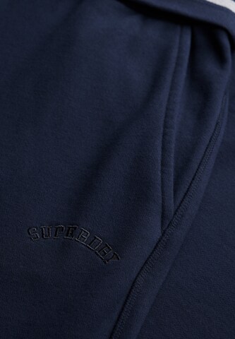 Loosefit Pantalon 'Athletic Essentials' Superdry en bleu