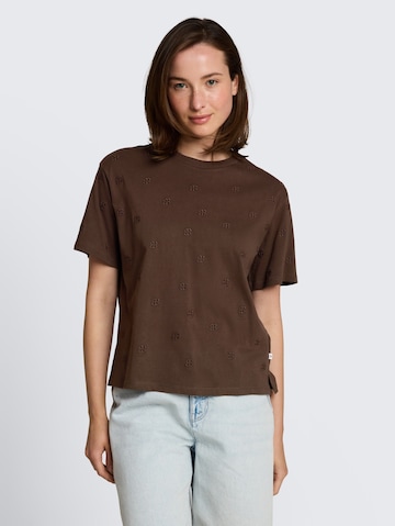 TOM TAILOR DENIM Shirt in Bruin: voorkant