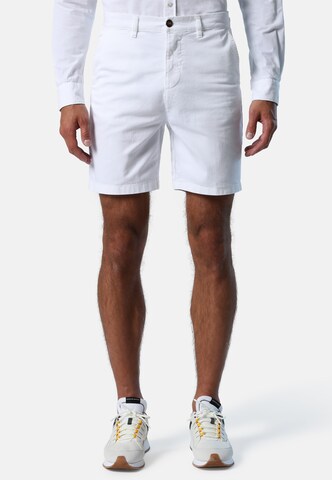 North Sails Regular Shorts in Weiß: predná strana