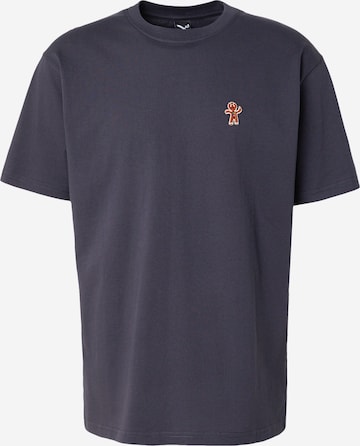 Iriedaily - Camiseta 'Cookieman' en azul: frente