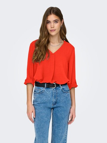 JDY Blouse 'DIVYA' in Oranje: voorkant