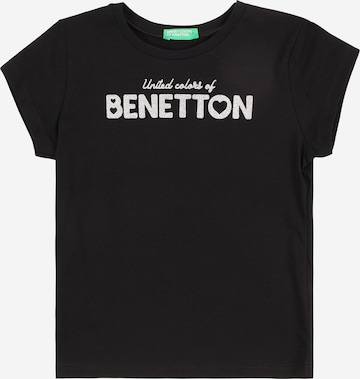 UNITED COLORS OF BENETTON Tričko – černá: přední strana
