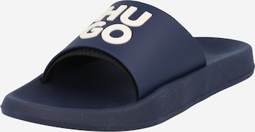 HUGO Red - Sapato aberto 'Nil' em azul: frente