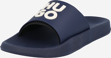 HUGO Red Mule 'Nil' in Blue: front