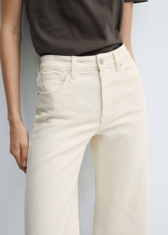 MANGO Wide Leg Jeans 'Sharon' i beige