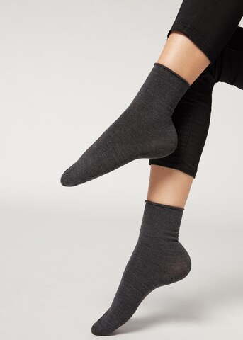 CALZEDONIA Socken in Grau: Vorderseite