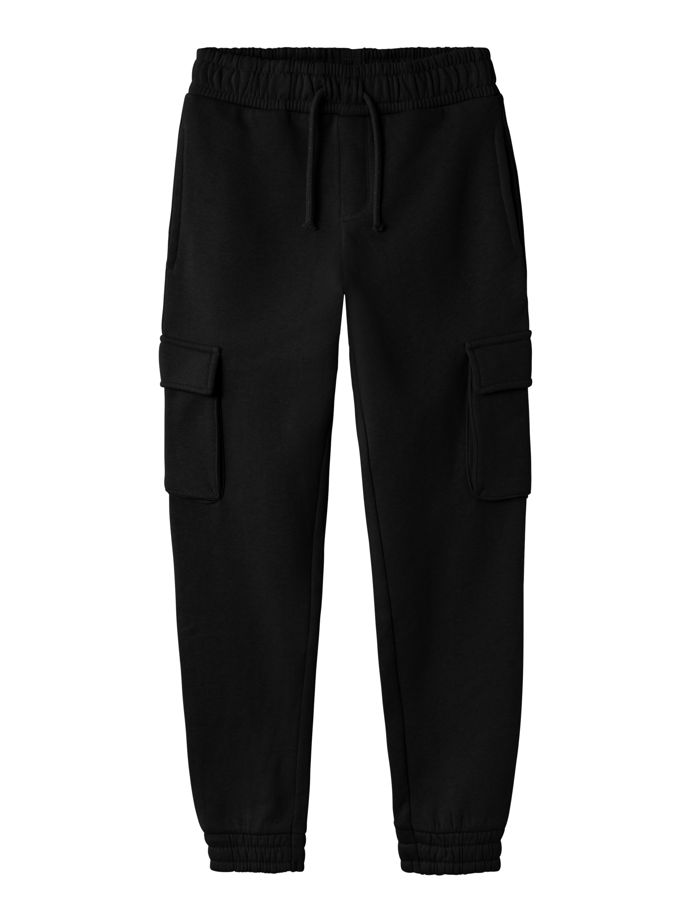 NAME IT - Tapered Pantalón 'NKMollie' en negro: frente