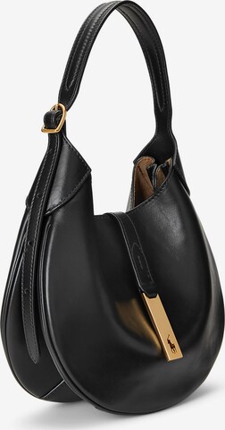 Polo Ralph Lauren Shoulder Bag in Black: front