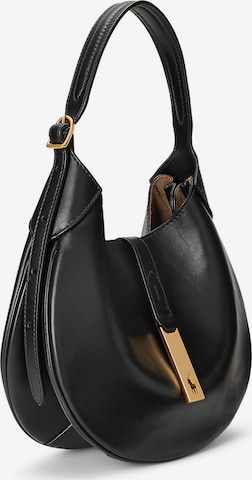 Polo Ralph Lauren Shoulder Bag in Black: front