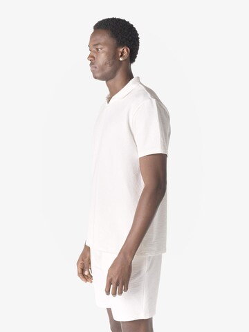 KOROSHI Poloshirt in Weiß