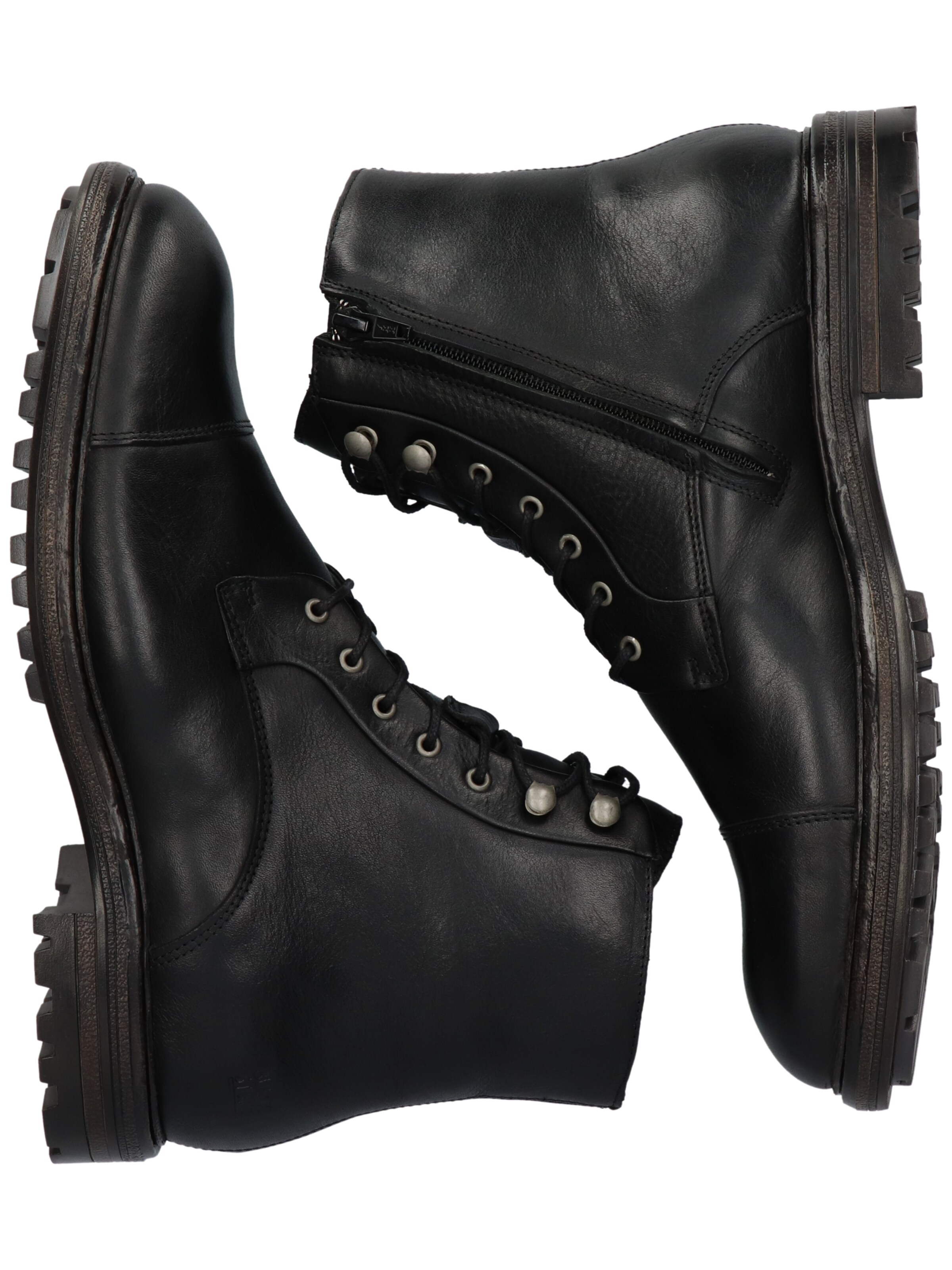BLACKSTONE - Botas con cordones 'Lester UG21' en negro