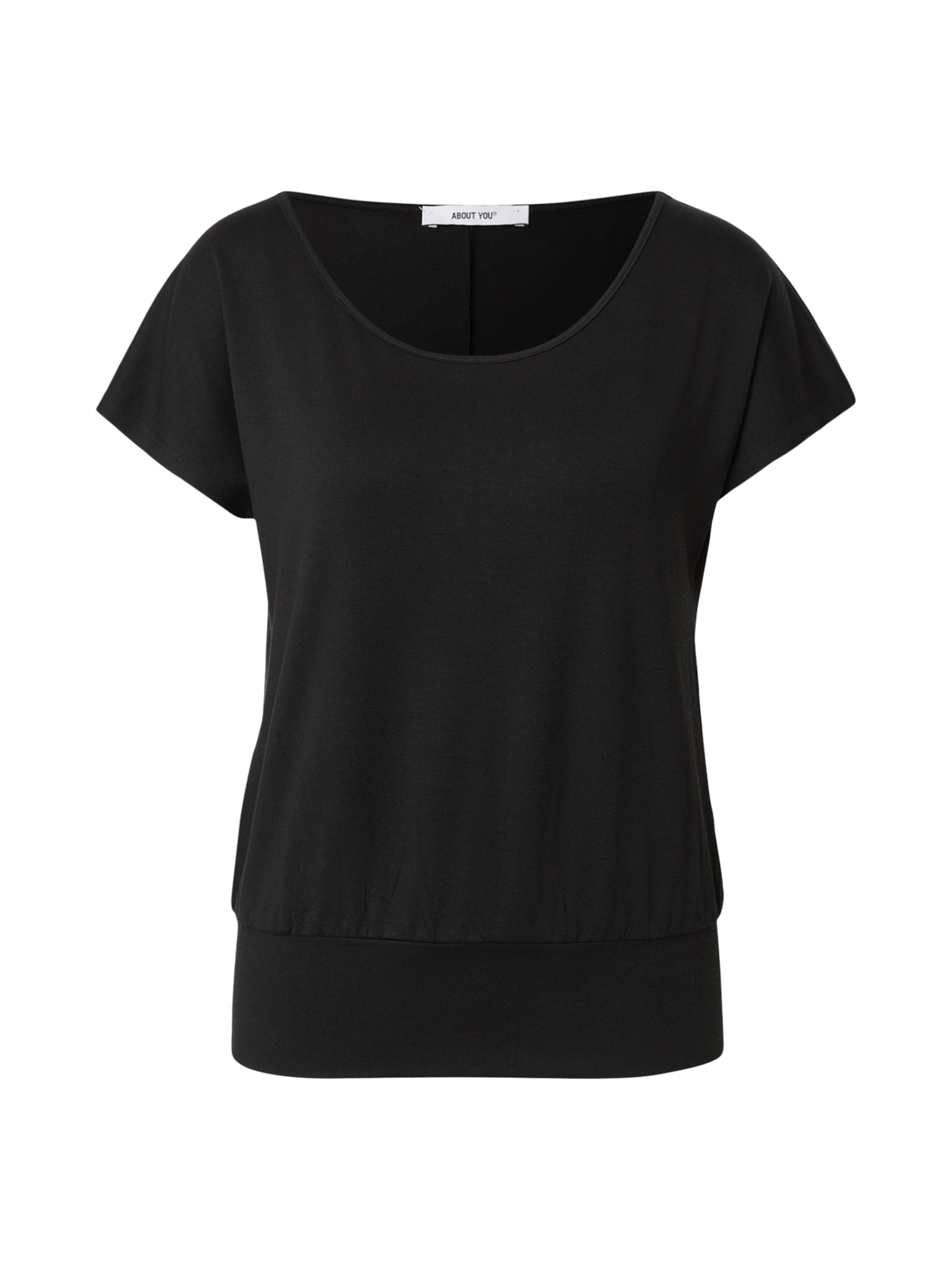 T-shirt 'Marin' ABOUT YOU en noir : devant