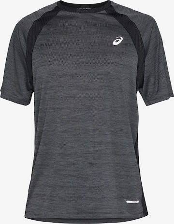 juoda ASICS Sportiniai marškinėliai 'ROAD': priekis