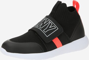 DKNY Sneakers 'TURN' in Zwart: voorkant