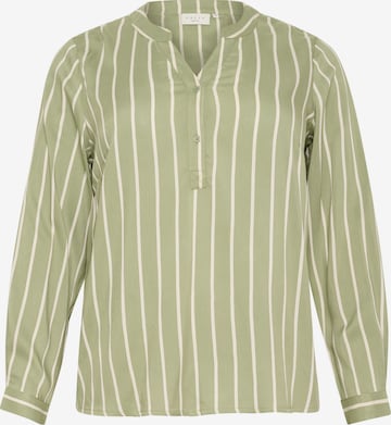 KAFFE CURVE - Blusa 'KCSIDA' en verde: frente