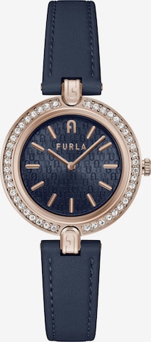 FURLA Analog Watch in Blue: front