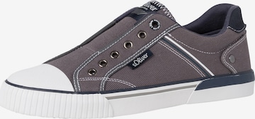 s.Oliver Slip-Ons in Grey: front
