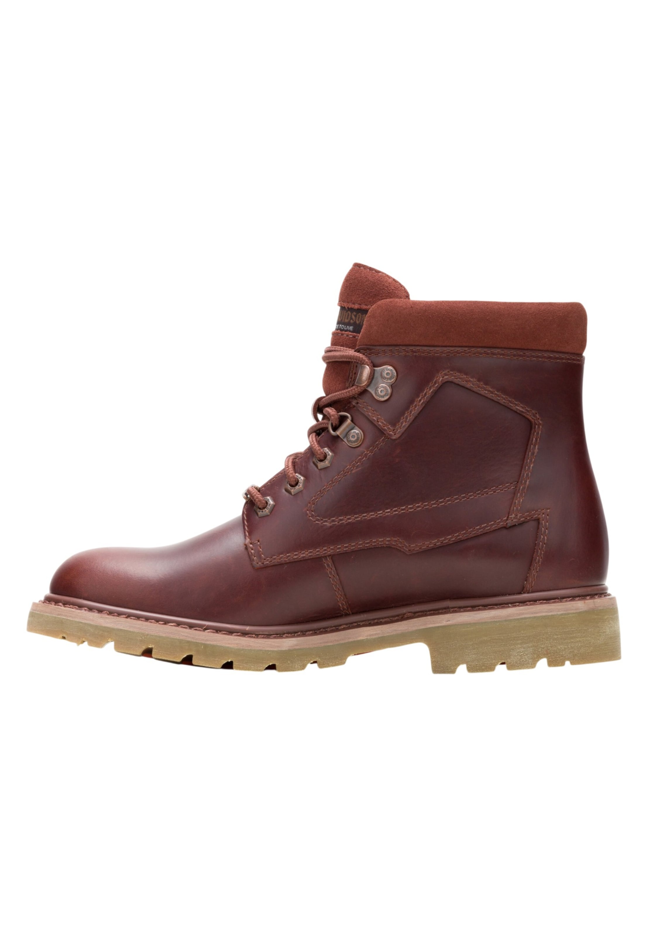 Harley Davidson - Bota com atacadores em castanho: frente
