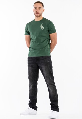 T-Shirt 'MASK TEE' Tapout en vert