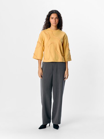 OBJECT Sweatshirt 'OBJLiv' in Geel