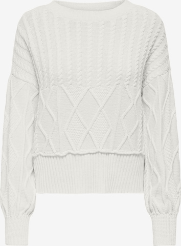 ONLY Pullover 'ONLKaya' in Weiß: Vorderseite