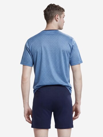 HAJO - Pijama corto 'Klima Light' en azul