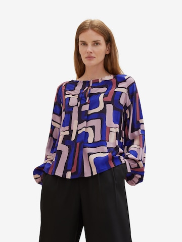 TOM TAILOR Blouse in Blauw