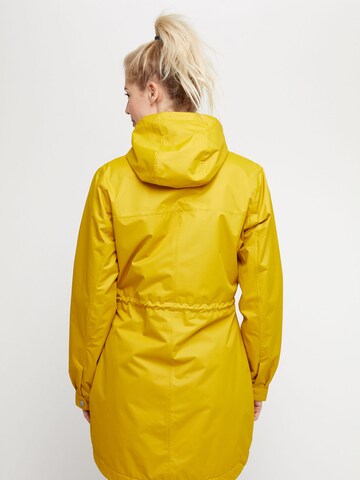 Parka mi-saison 'Library' mazine en jaune