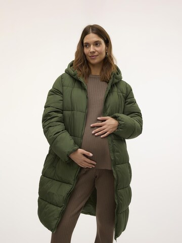 Manteau d’hiver MAMALICIOUS en vert : devant