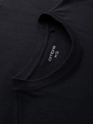 Ombre Shirt in Zwart