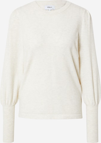 Pullover 'VIOLET' di ONLY in beige: frontale