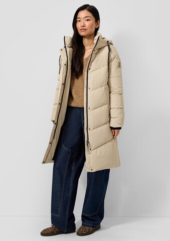 QS Winter coat in Beige: front