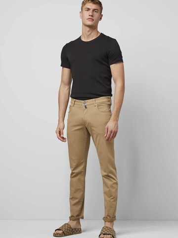 MEYER Slimfit Broek in Beige