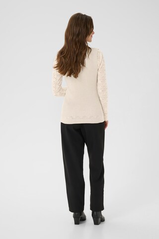 Cream Top 'Dela' in Beige