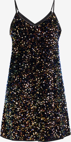 faina Cocktail Dress in Black: front