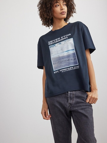BEARTH Shirt ''BEARTH-Print' Bio-Baumwolle' in Grey: front