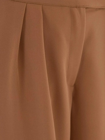 Hiccup Wide Leg Hose in Braun