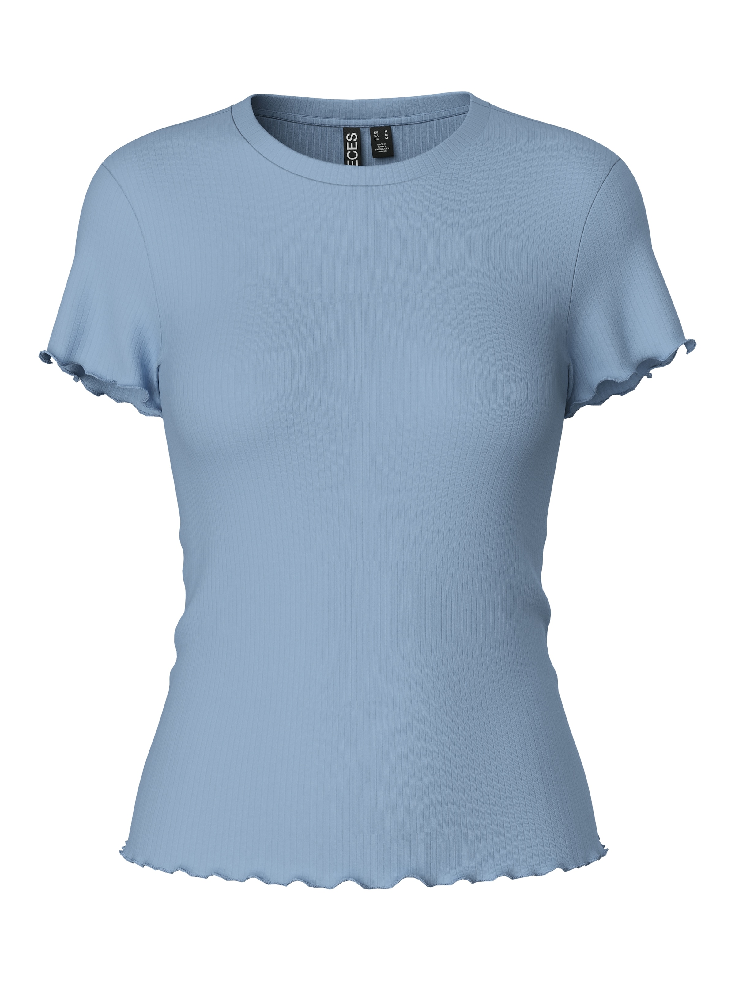 PIECES Shirt 'PCNicca' in Blue: front