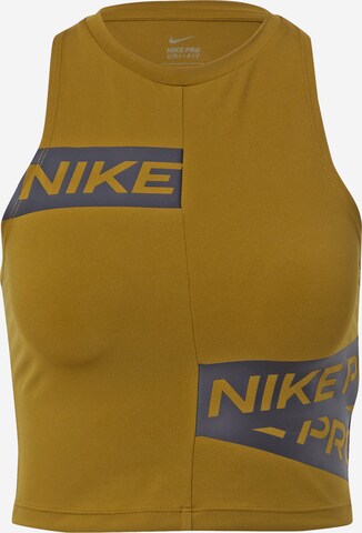 Haut de sport 'TROMPE' NIKE en jaune : devant