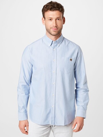 Ted Baker Regular fit Button Up Shirt in Blue: front