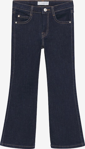 MANGO KIDS Rozkloszowany krój Jeansy w kolorze niebieski: przód