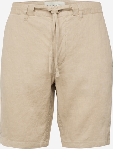 Regular Pantalon chino GANT en beige : devant
